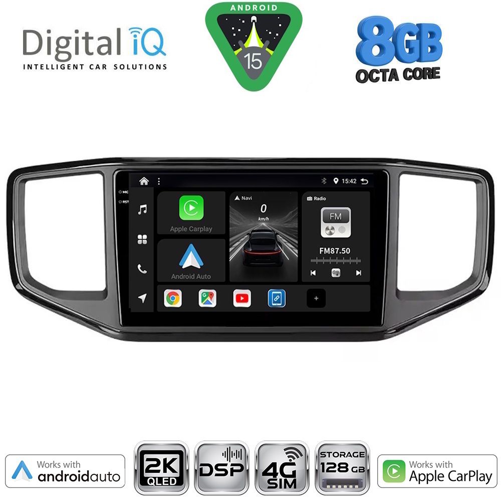 Βλησαρούλης Car Center - DIGITAL IQ BXF 11754_CPAA (9inc) MULTIMEDIA TABLET for VW AMAROK mod. 2017-2022
