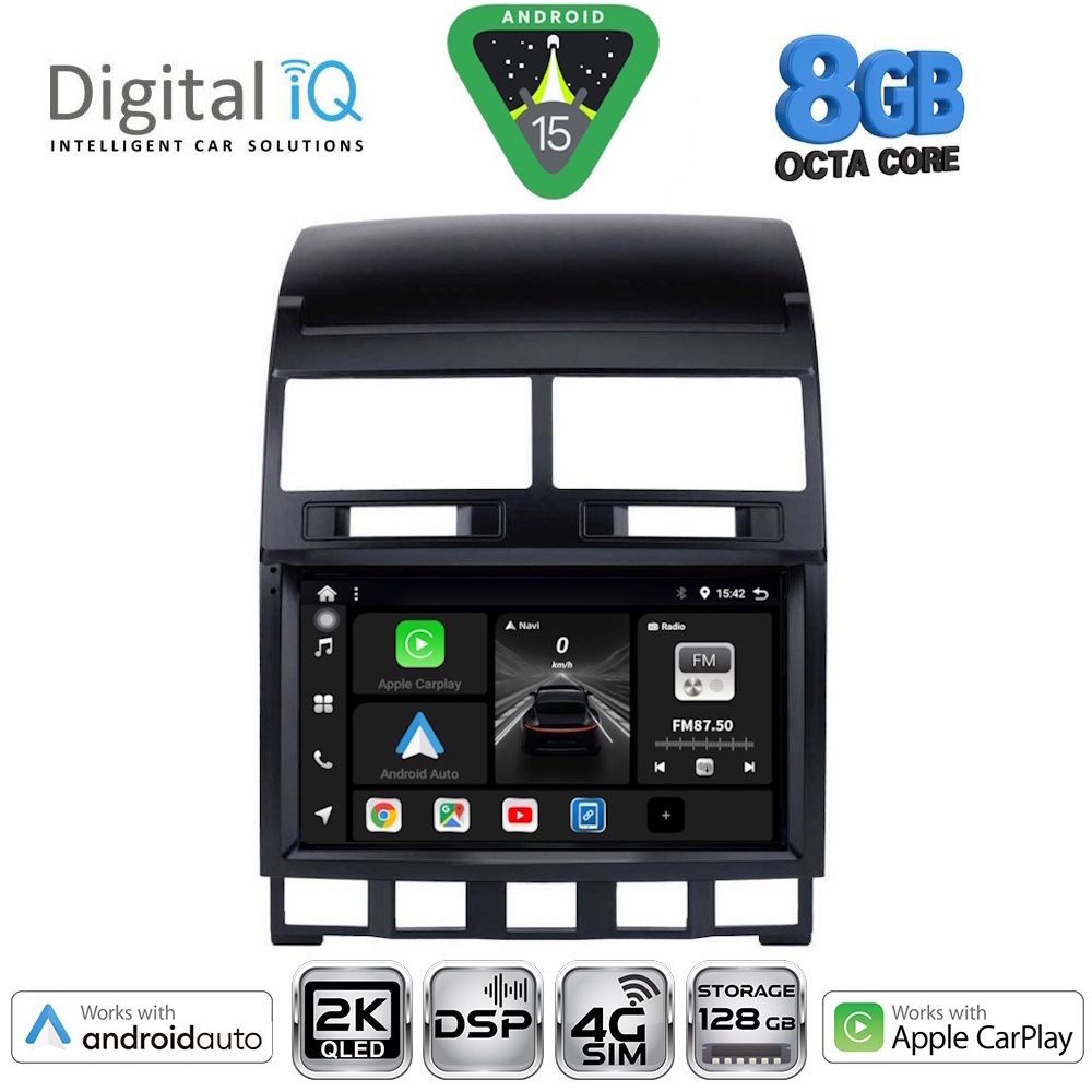 Βλησαρούλης Car Center - DIGITAL IQ BXF 11765_CPAA (9inc) MULTIMEDIA TABLET for VW TOUAREG mod. 2003-2011