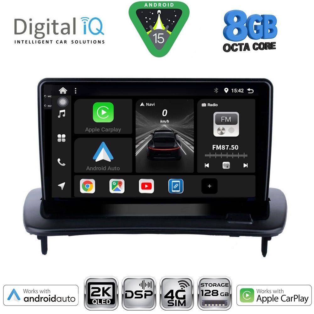 Βλησαρούλης Car Center - DIGITAL IQ BXF 11783_CPAA (9inc) MULTIMEDIA TABLET for VOLVO C30 - S40 mod. 2004-2013
