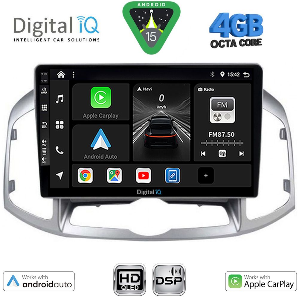 Βλησαρούλης Car Center - DIGITAL IQ BXF 6071_CPAA (10inc) MULTIMEDIA for CHEVROLET CAPTIVA mod. 2012-2018