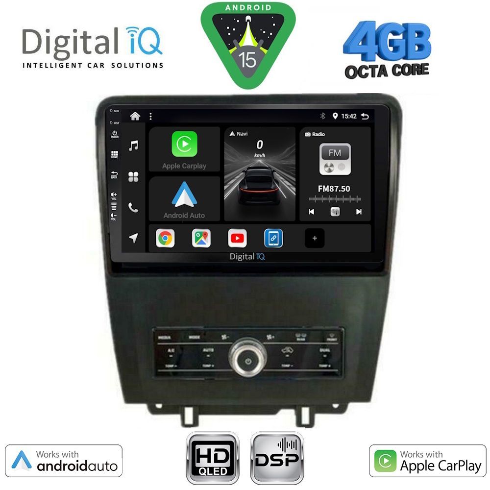 Βλησαρούλης Car Center - DIGITAL IQ BXF 6165_CPAA (9inc) MULTIMEDIA TABLET for FORD MUSTANG mod. 2010-2015