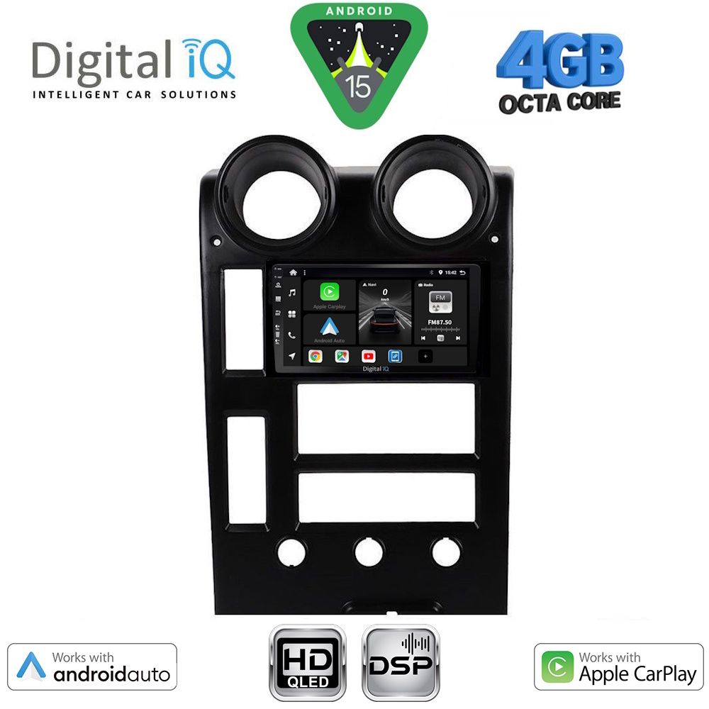 Βλησαρούλης Car Center - DIGITAL IQ BXF 6215_CPAA (9inc) MULTIMEDIA TABLET for HUMMER H2 mod. 2001-2007