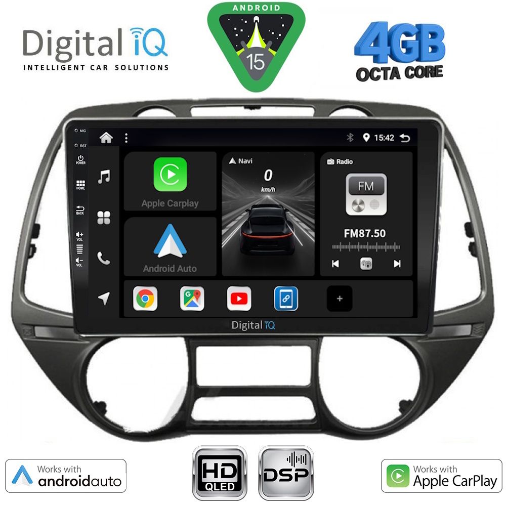 Βλησαρούλης Car Center - DIGITAL IQ BXF 6226_CPAA (9inc) MULTIMEDIA TABLET for HYUNDAI i20 mod. 2008-2014