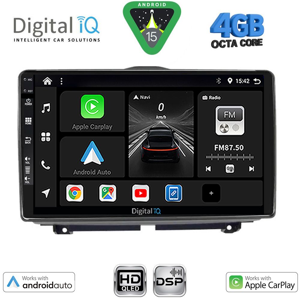 Βλησαρούλης Car Center - DIGITAL IQ BXF 6338_CPAA (9inc) MULTIMEDIA TABLET for LADA GRANTA mod. 2012-2026