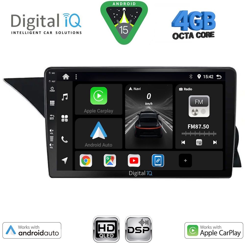 Βλησαρούλης Car Center - DIGITAL IQ BXF 6411_CPAA (NTG 4.0) (9inc) MULTIMEDIA TABLET for MERCEDES GLK (X204) mod. 2008-2012