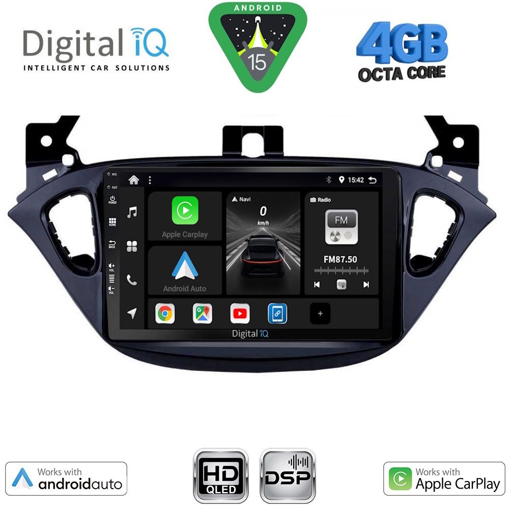 Βλησαρούλης Car Center - DIGITAL IQ BXF 6486_CPAA (9inc) MULTIMEDIA TABLET for OPEL ADAM - CORSA E mod. 2014-2019