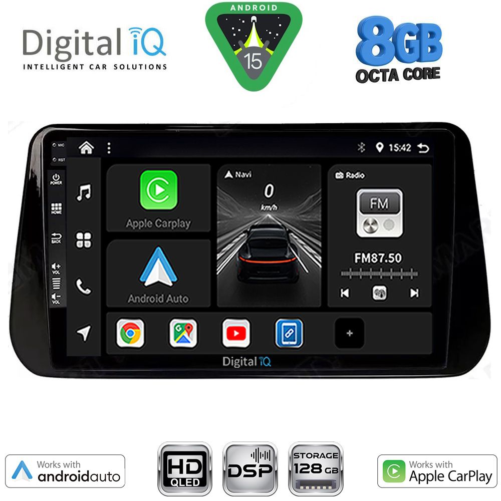 Βλησαρούλης Car Center - DIGITAL IQ BXF 7238B_CPAA (10inc) MULTIMEDIA TABLET for HYUNDAI IX45 - SANTA FE mod. 2021-2023