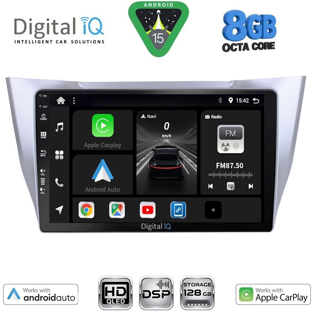 Βλησαρούλης Car Center - DIGITAL IQ BXF 7345_CPAA (10inc) MULTIMEDIA TABLET for LEXUS RX 300 – 400 mod. 2003-2008