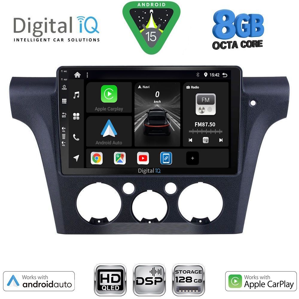 Βλησαρούλης Car Center - DIGITAL IQ BXF 7441_CPAA CLIMA (10inc) MULTIMEDIA TABLET for MITSUBISHI OUTLANDER mod. 2001-2005 with CLIMA