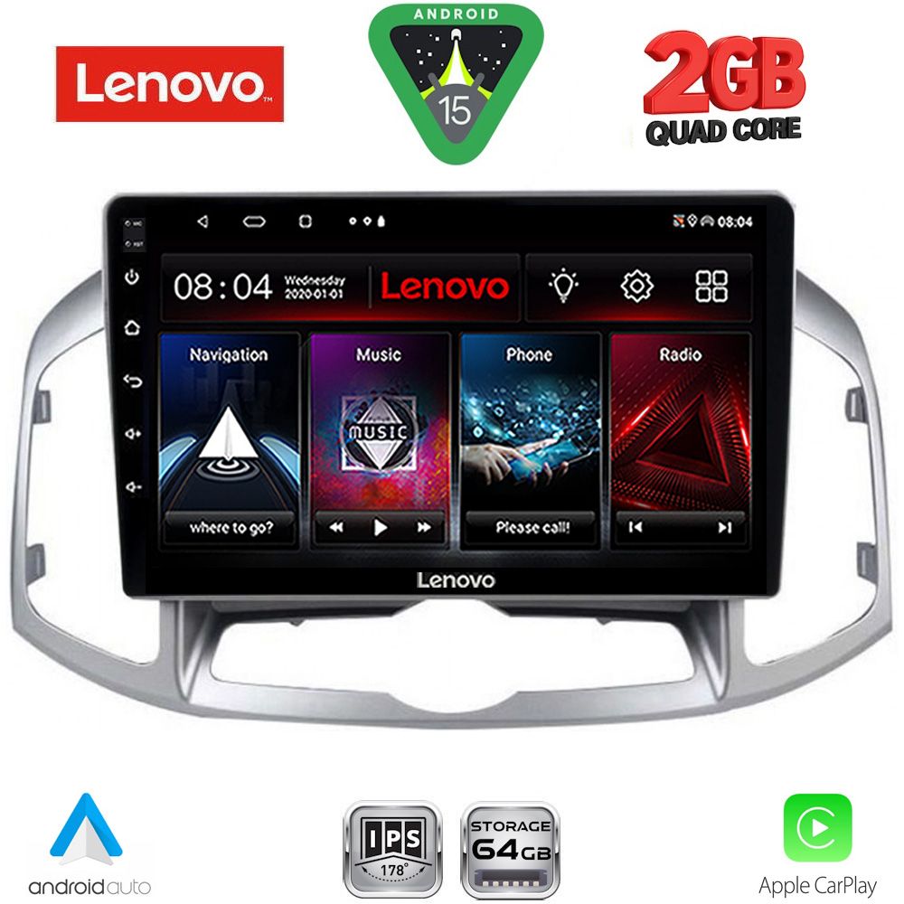 Βλησαρούλης Car Center - LENOVO LVD 2071_CPA (10inc) MULTIMEDIA for CHEVROLET CAPTIVA mod. 2012-2018