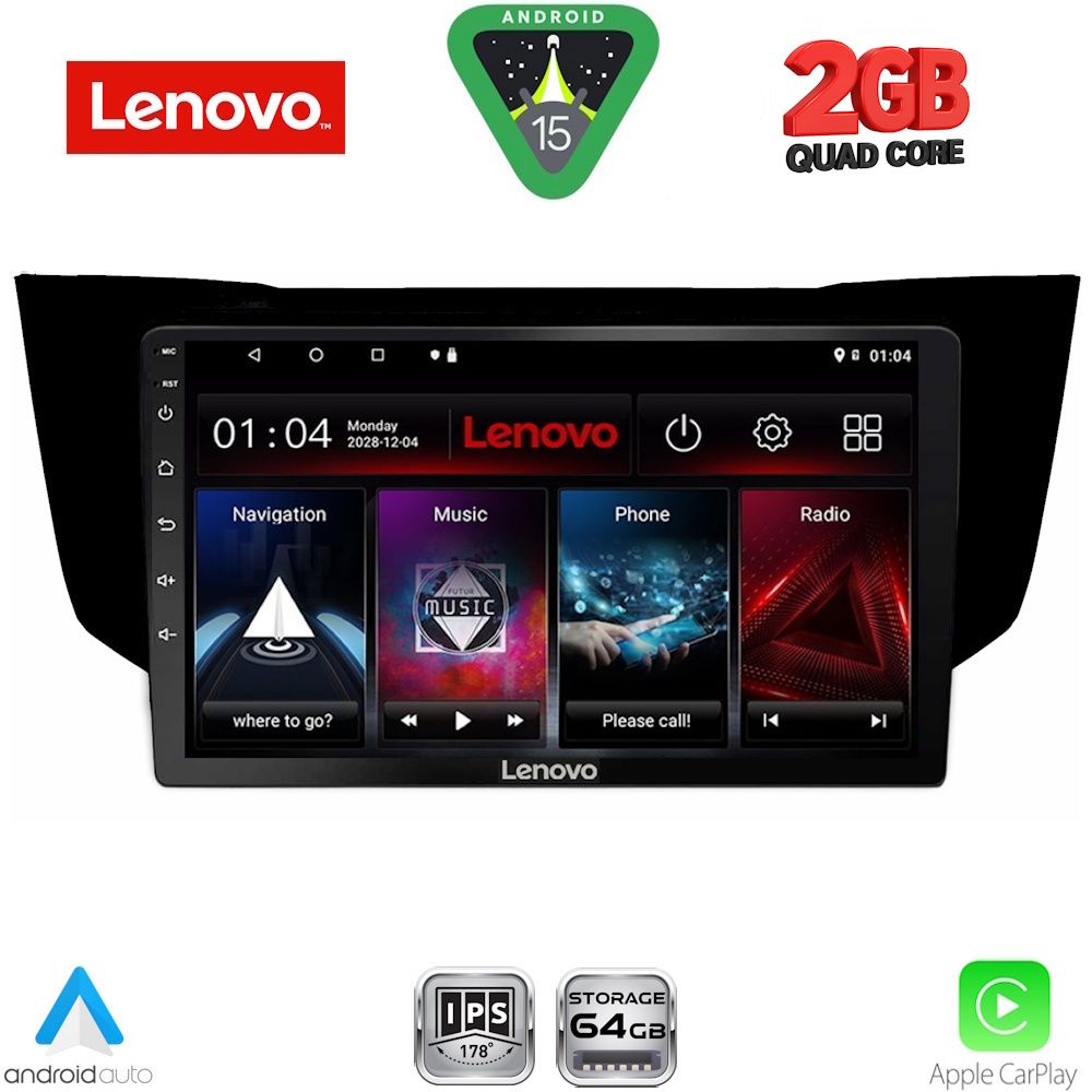 Βλησαρούλης Car Center - LENOVO LVD 2345BL_CPA (9inc) MULTIMEDIA TABLET for LEXUS RX 300 – 400 mod. 2003-2008