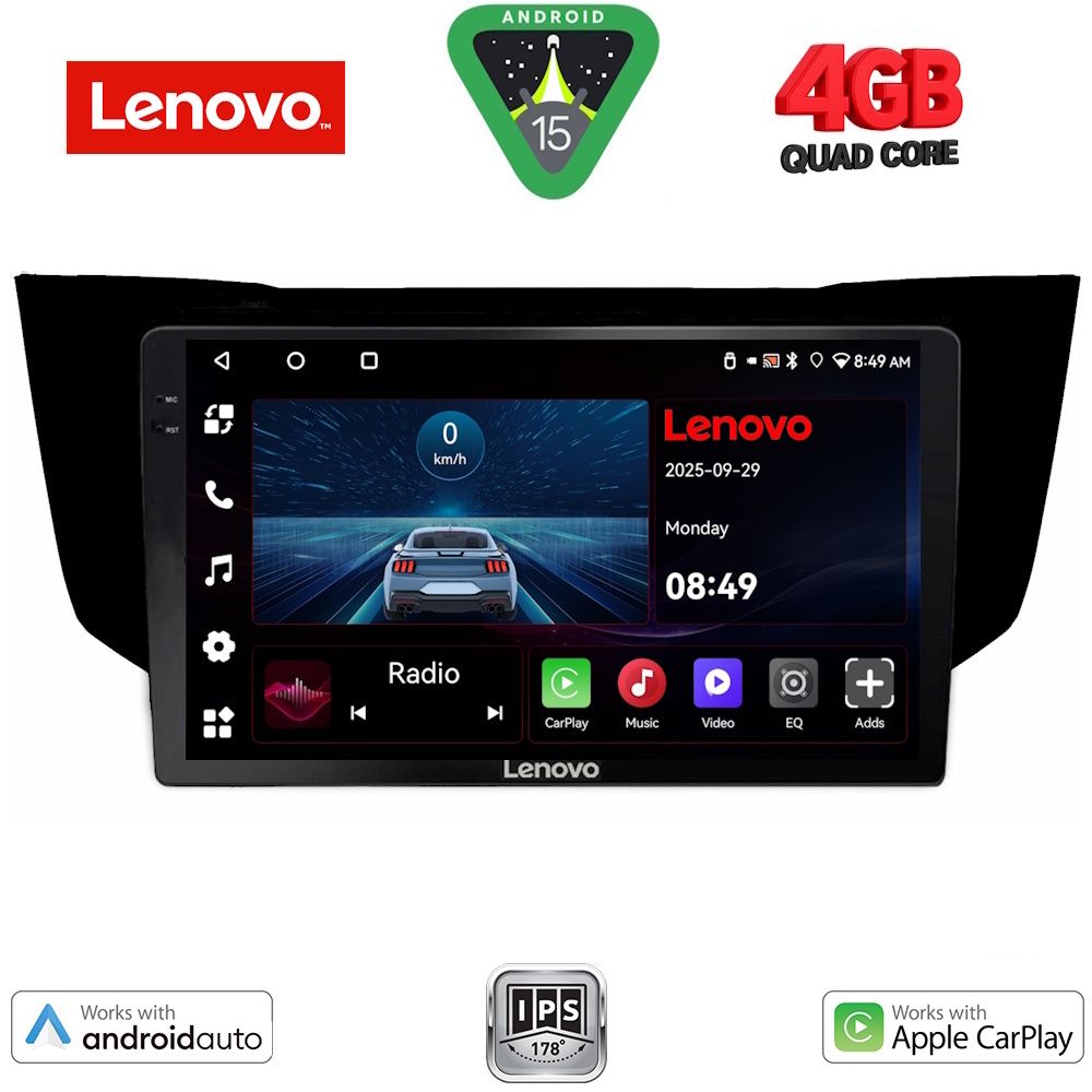 Βλησαρούλης Car Center - LENOVO LVE 8345BL_CPAA (9inc) MULTIMEDIA TABLET for LEXUS RX 300 – 400 mod. 2003-2008