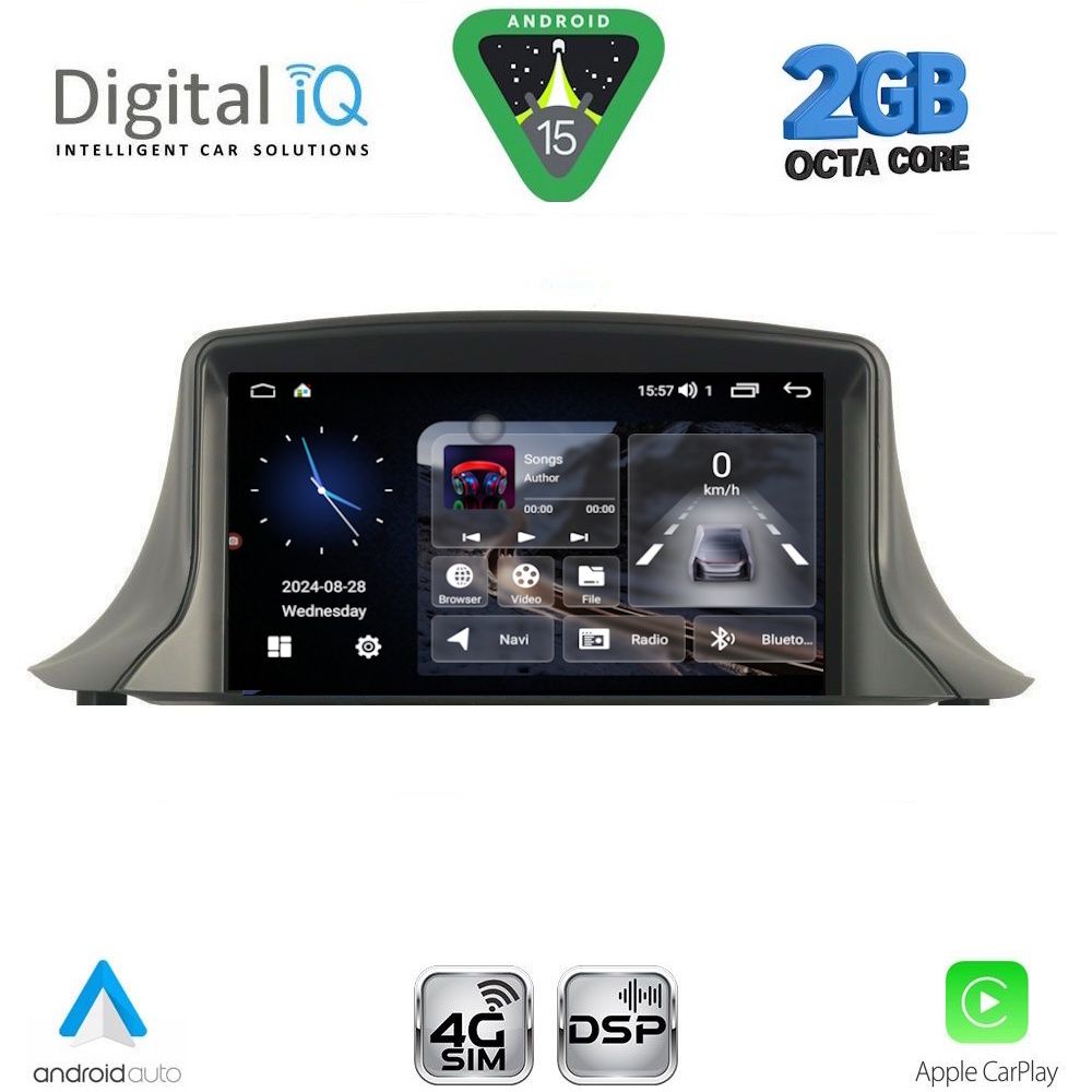 Βλησαρούλης Car Center - DIGITAL IQ BLF 345_CPA (7" DECK) MULTIMEDIA OEM for RENAULT MEGANE III mod. 2009-2015