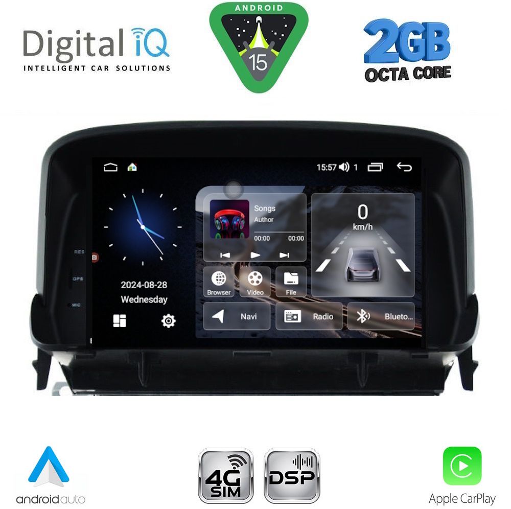 Βλησαρούλης Car Center - DIGITAL IQ MSF 360_CPA (7” DECK) MULTIMEDIA SYSTEM for OPEL MOKKA mod. 2012-2015