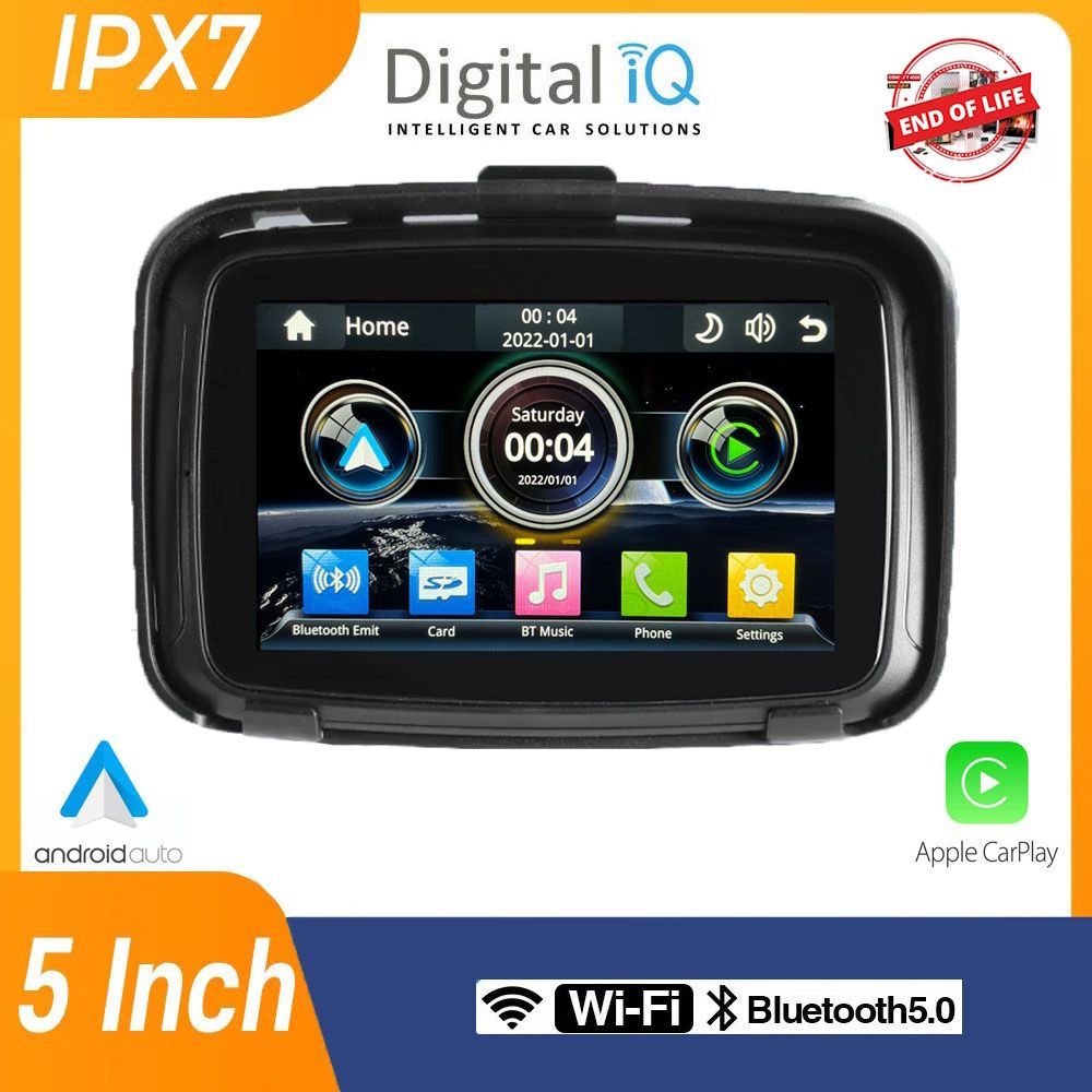Βλησαρούλης Car Center - DIGITAL IQ PNA 6000_CPAA (5inc) MOTORCYCLE CARPLAY-ANDROID AUTO
