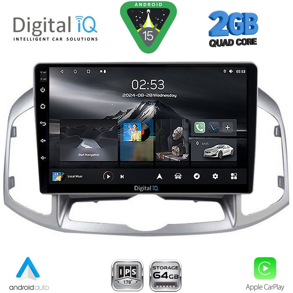 Βλησαρούλης Car Center - DIGITAL IQ RSD 1071_CPA (10inc) MULTIMEDIA for CHEVROLET CAPTIVA mod. 2012-2018