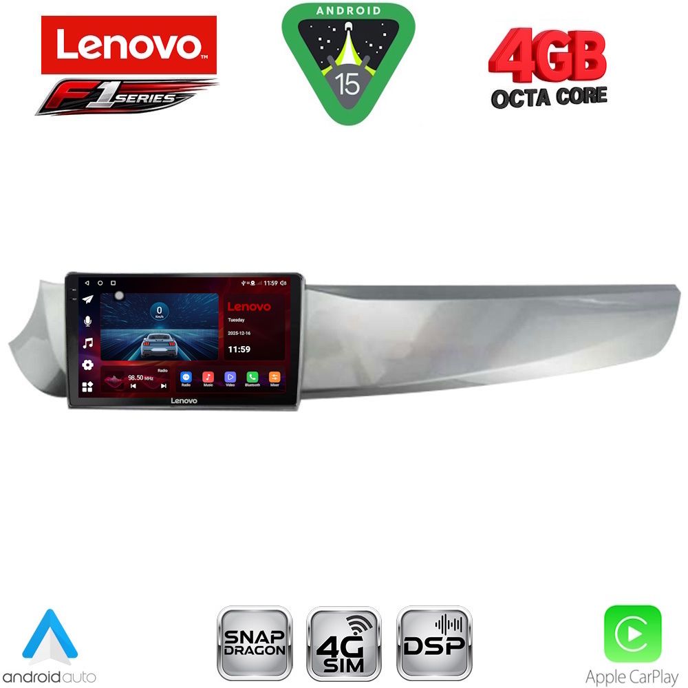 Βλησαρούλης Car Center - LENOVO SSQ 9025_CPA (9inc) MULTIMEDIA TABLET for ALFA ROMEO GIULIETTA mod. 2010-2014
