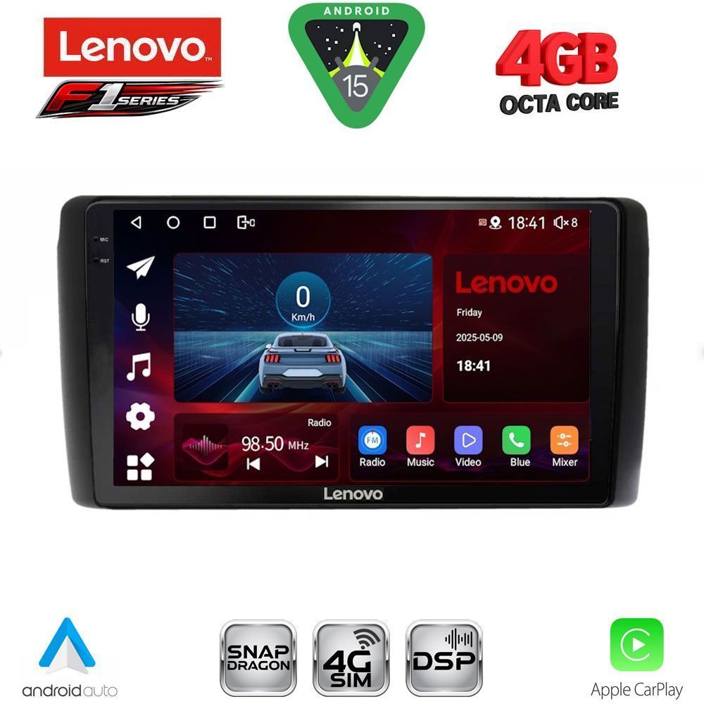 Βλησαρούλης Car Center - LENOVO SSQ 9472_CPA (9inc) MULTIMEDIA TABLET for NISSAN LEAF mod. 2009-2017