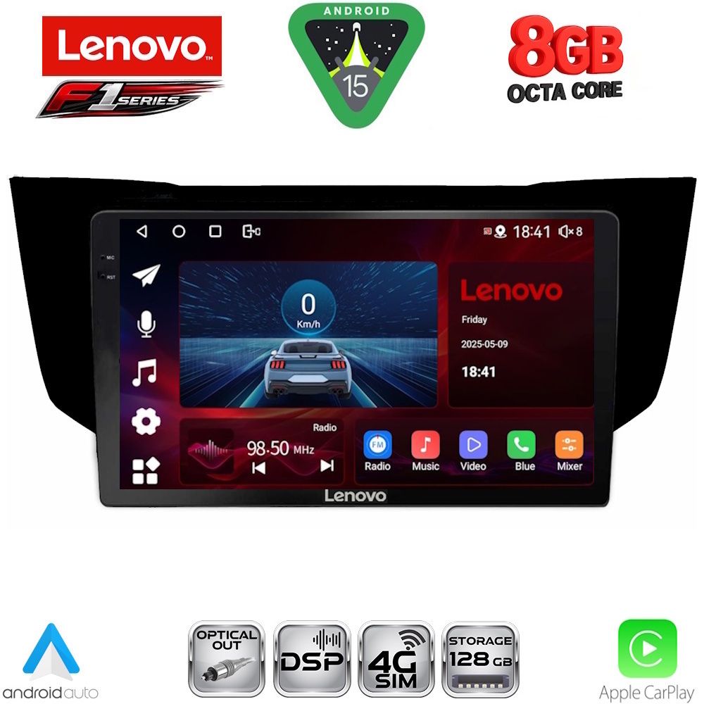 Βλησαρούλης Car Center - LENOVO SSR 10345BL_CPA (9inc) MULTIMEDIA TABLET for LEXUS RX 300 – 400 mod. 2003-2008