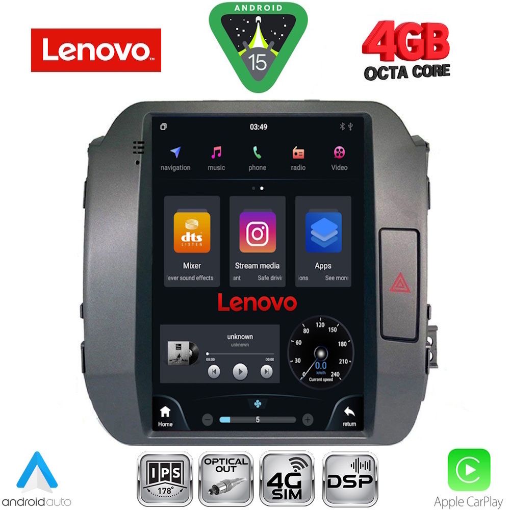 Βλησαρούλης Car Center - LENOVO SSX 9927_CPA TESLA STYLE  for KIA SPORTAGE mod. 2010-2015