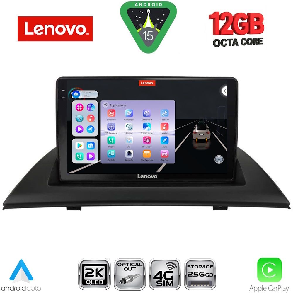 Βλησαρούλης Car Center - LENOVO SSZ 12058_CPA (9inc) MULTIMEDIA TABLET for BMW X3 (E83) mod. 2003-2010