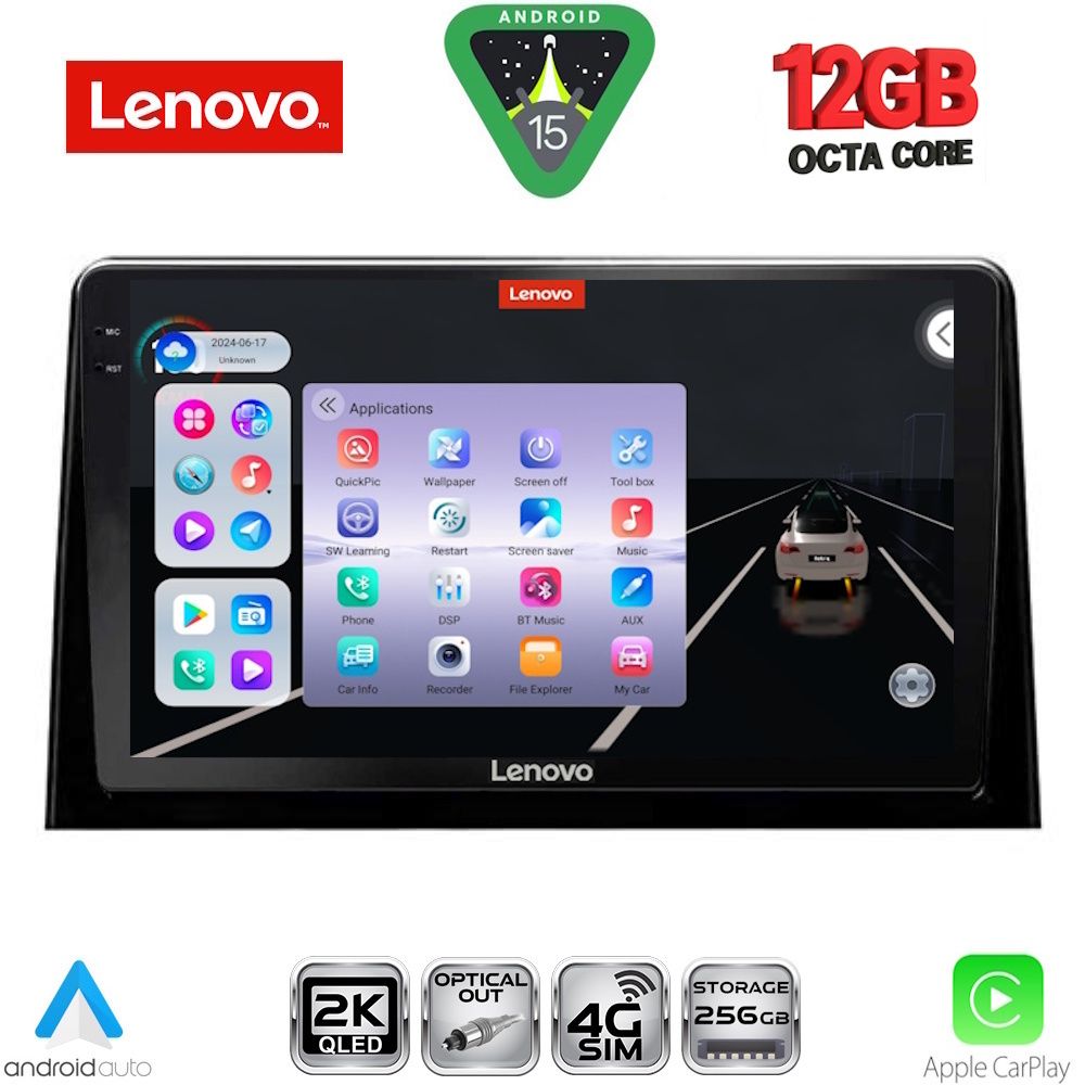 Βλησαρούλης Car Center - LENOVO SSZ 12082_CPA (10inc) MULTIMEDIA TABLET for CITROEN BERLINGO – OPEL COMBO – PEUGEOT PARTNER – TOYOTA PROACE mod. 2018-2026 - FIAT DOBLO mod. 2022-2026
