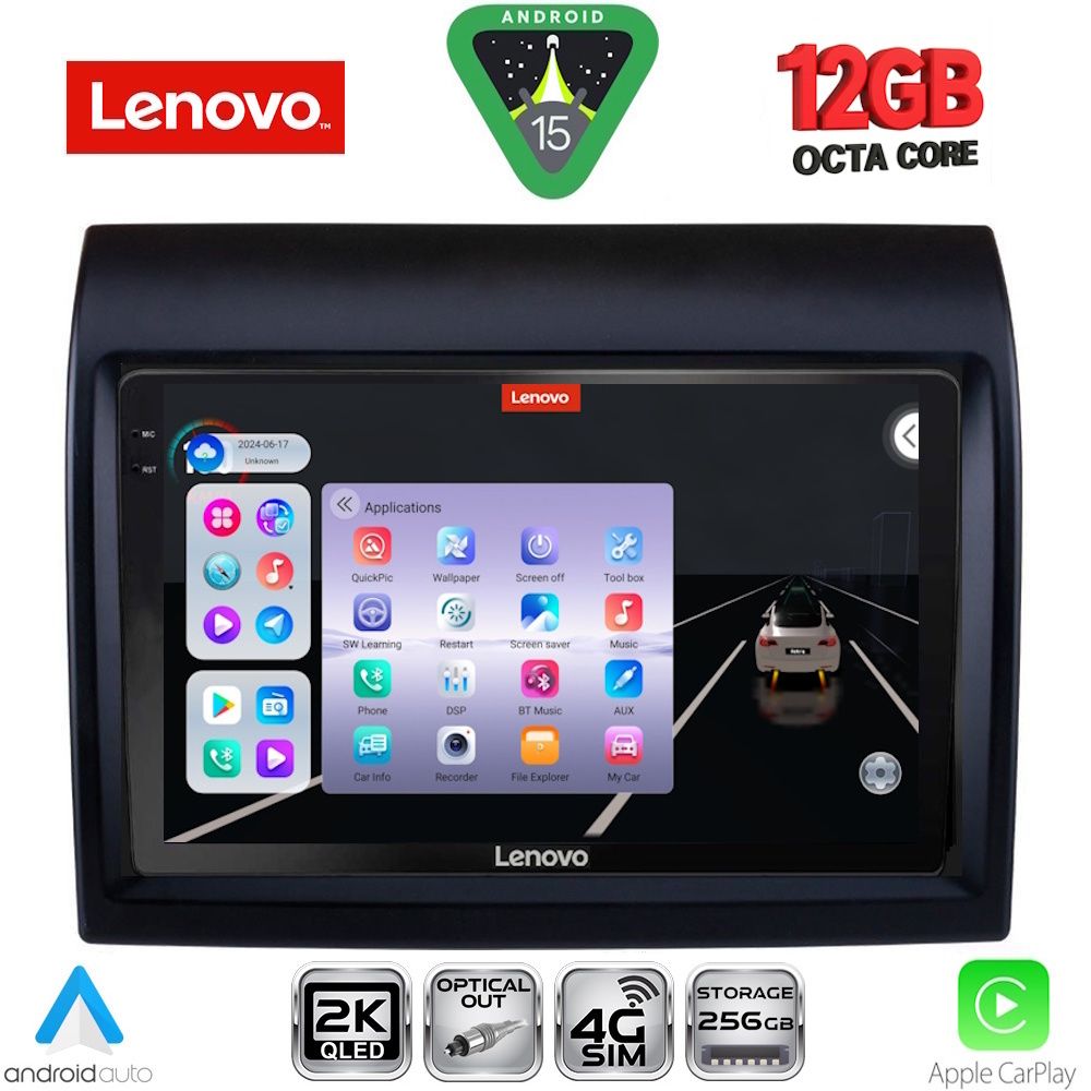 Βλησαρούλης Car Center - LENOVO SSZ 12141_CPA (9inc) MULTIMEDIA TABLET for FIAT DUCATO – CITROEN JUMPER – PEUGEOT BOXER mod. 2011-2021
