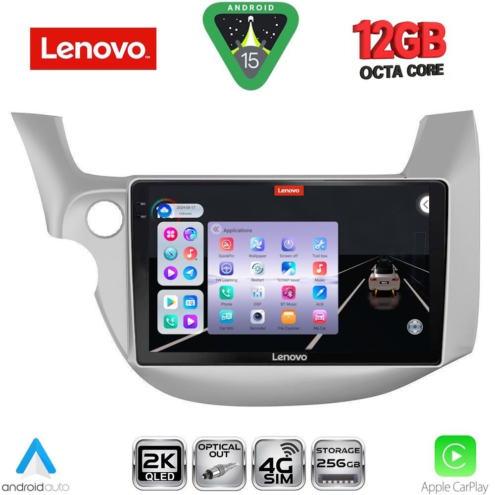 Βλησαρούλης Car Center - LENOVO SSZ 12211_CPA (10inc) MULTIMEDIA TABLET for HONDA JAZZ mod. 2008-2012