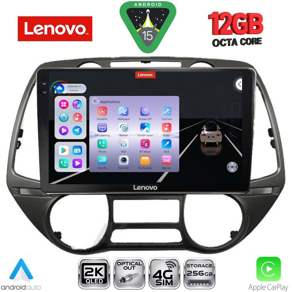 Βλησαρούλης Car Center - LENOVO SSZ 12226_CPA  (9inc) MULTIMEDIA TABLET for HYUNDAI i20 mod. 2008-2014