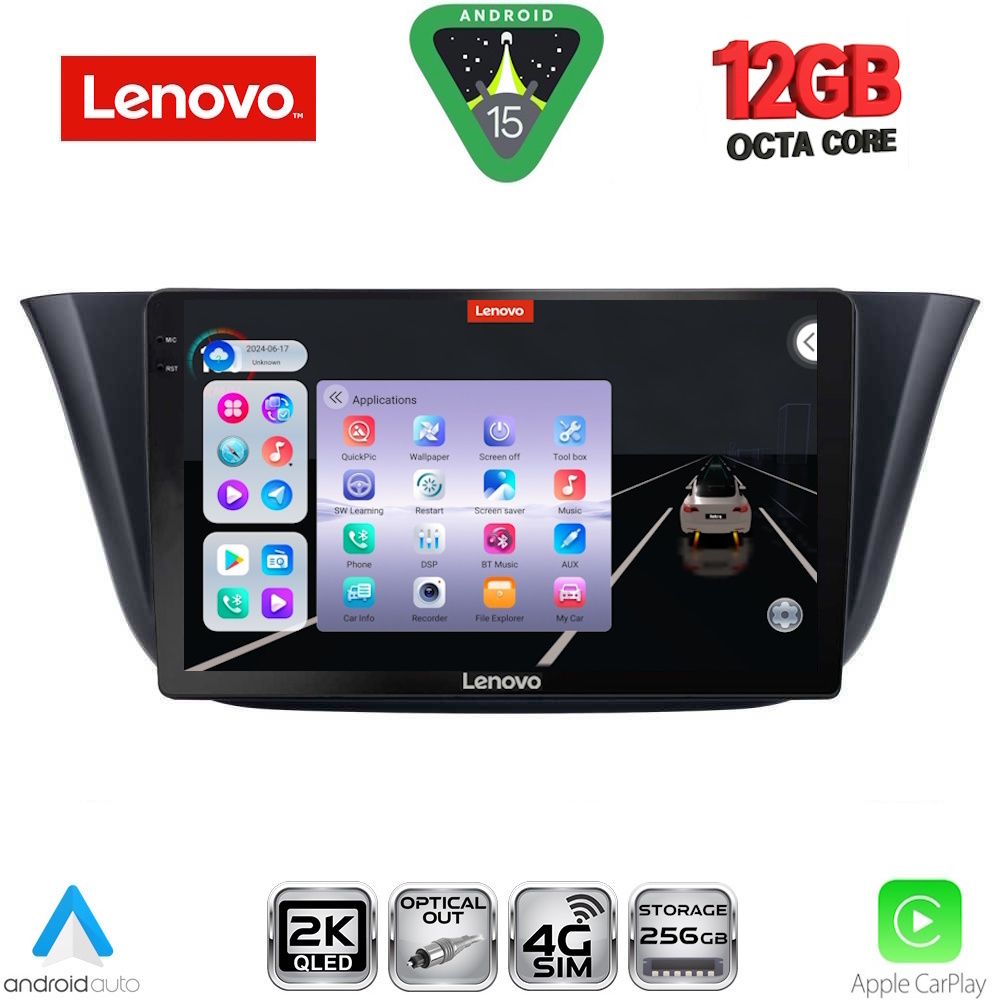 Βλησαρούλης Car Center - LENOVO SSZ 12265_CPA (9inc) MULTIMEDIA TABLET for IVECO DAILY mod. 2014-2023