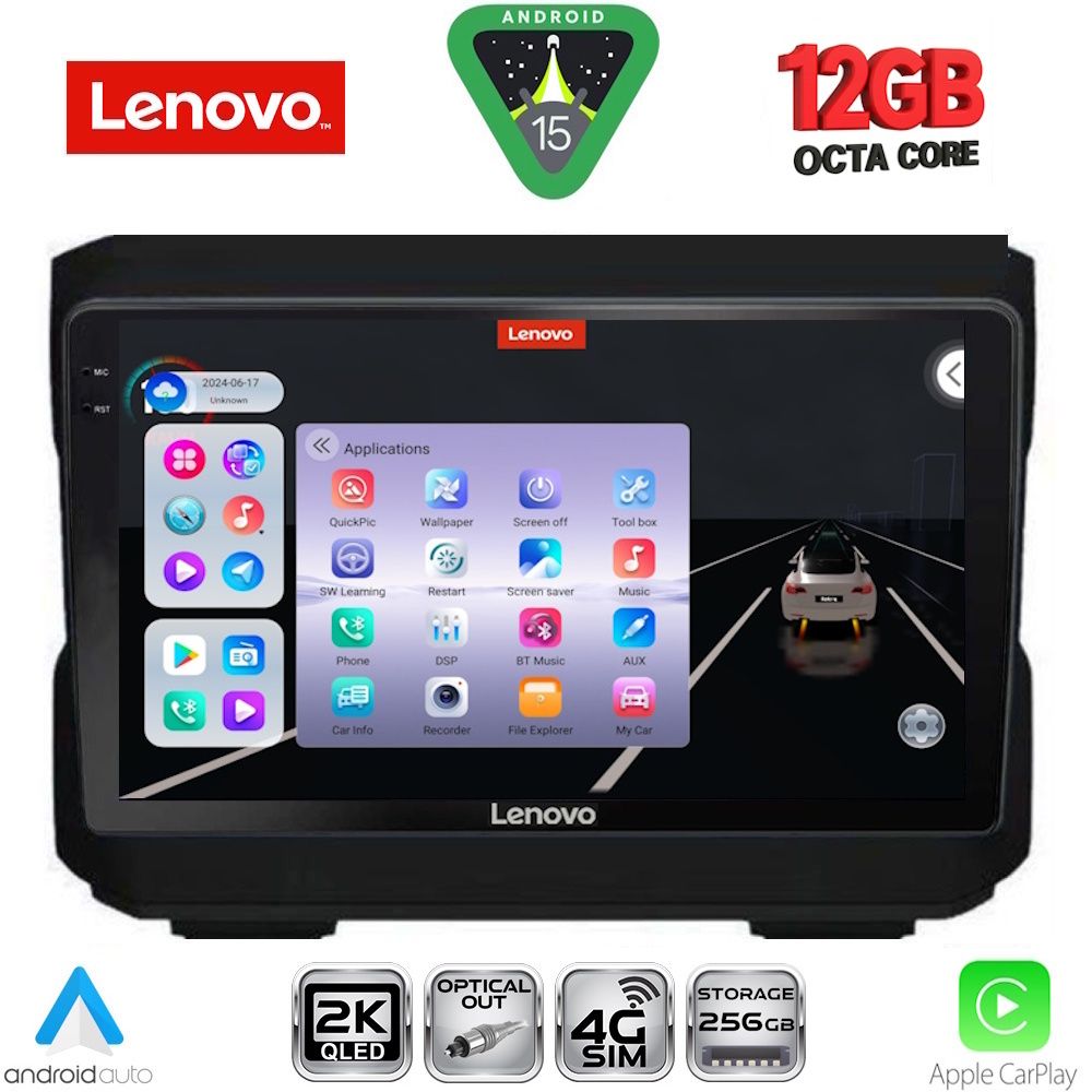 Βλησαρούλης Car Center - LENOVO SSZ 12272_CPA (10inc) MULTIMEDIA TABLET for JEEP  mod. 2007-2014 - DODGE mod. 2007>