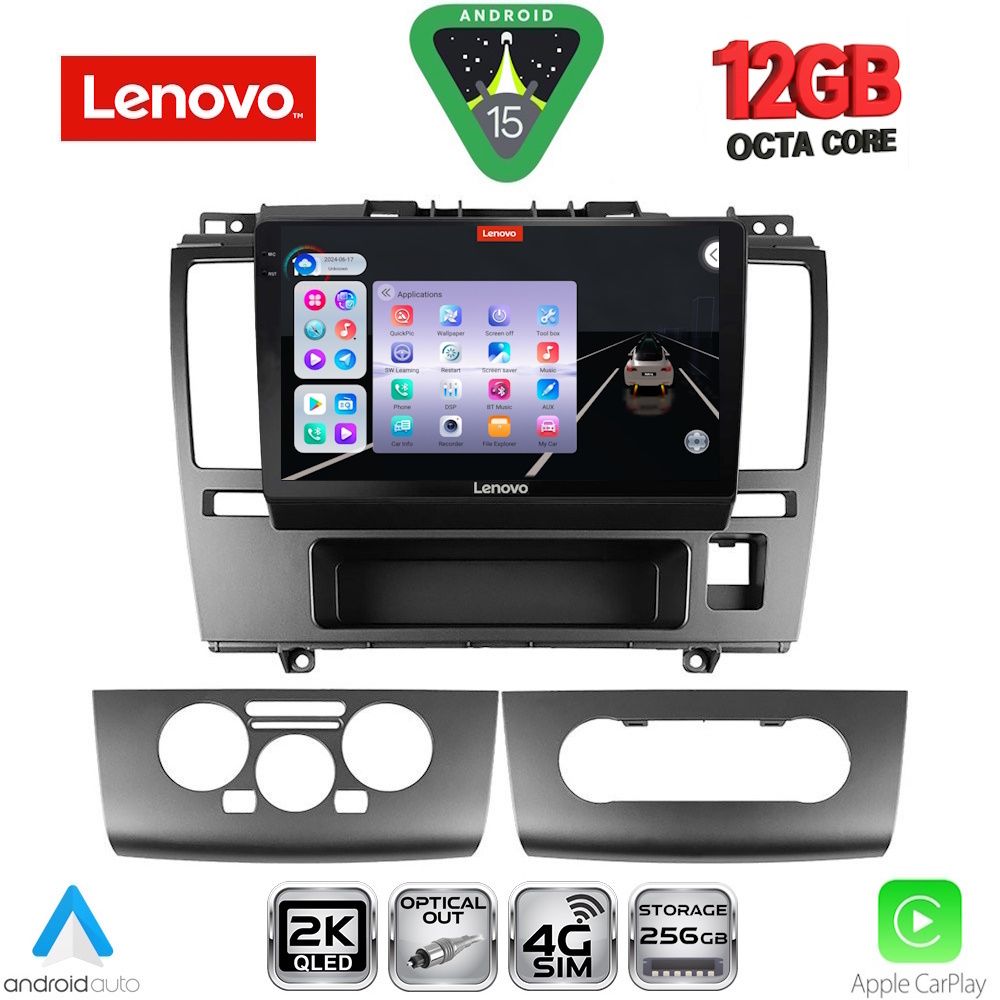 Βλησαρούλης Car Center - LENOVO SSZ 12465_CPA (9inc) MULTIMEDIA TABLET for NISSAN TIDA mod. 2004-2013