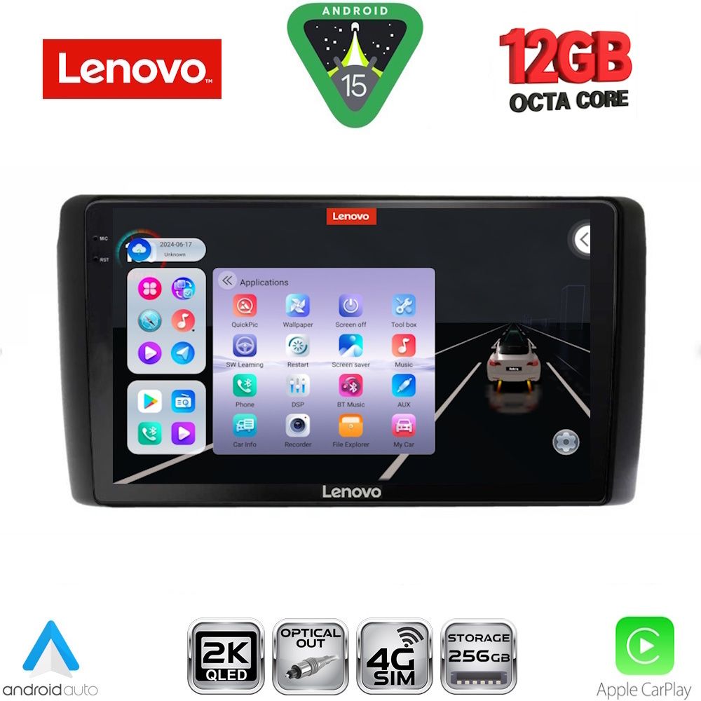 Βλησαρούλης Car Center - LENOVO SSZ 12472_CPA (9inc) MULTIMEDIA TABLET for NISSAN LEAF mod. 2009-2017