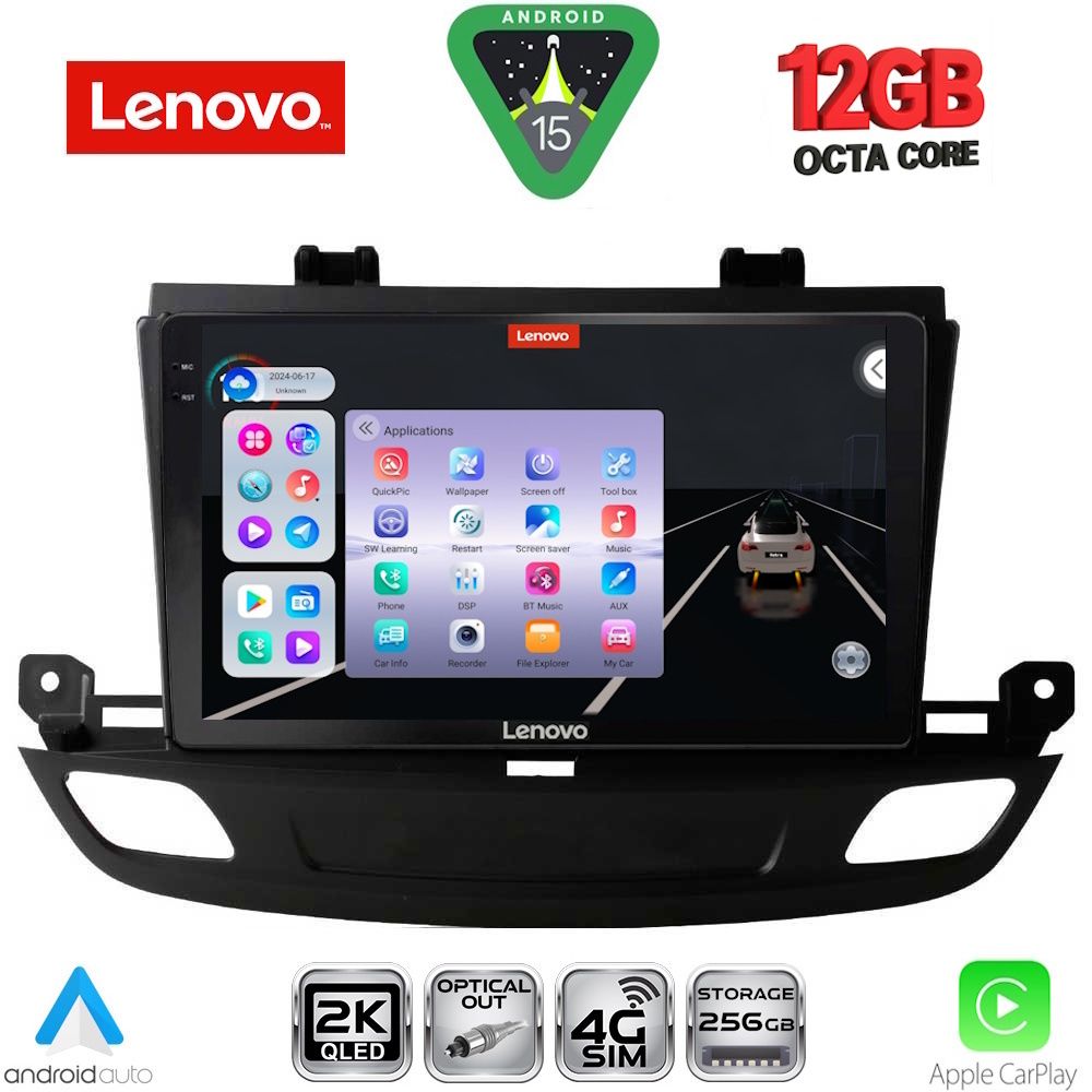 Βλησαρούλης Car Center - LENOVO SSZ 12493_CPA (9inc) MULTIMEDIA TABLET for OPEL INSIGNIA mod. 2018-2024