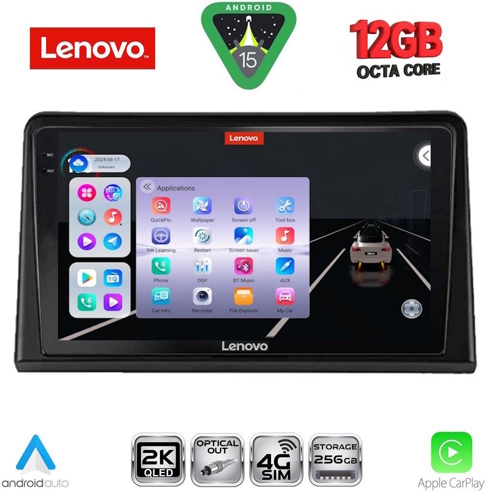 Βλησαρούλης Car Center - LENOVO SSZ 12548_CPA (9inc) MULTIMEDIA TABLET for RENAULT EXPRESS mod. 2020-2026