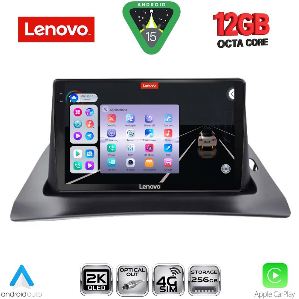 Βλησαρούλης Car Center - LENOVO SSZ 12550_CPA (9inc) MULTIMEDIA TABLET for RENAULT KANGOO mod. 2010-2021
