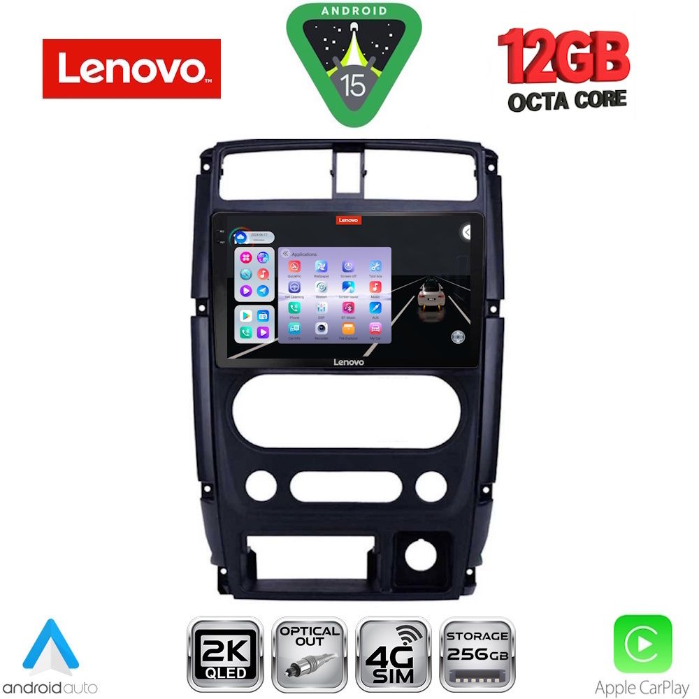 Βλησαρούλης Car Center - LENOVO SSZ 12678_CPA (9inc) MULTIMEDIA TABLET for SUZUKI JIMNY mod. 2007-2017