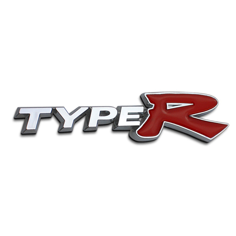 Βλησαρούλης Car Center - Αυτοκόλλητo Χρωμίου 3D ''ΤΥΡΕ-R'' 12.3cm x 2.7cm 1 Τεμάχιο