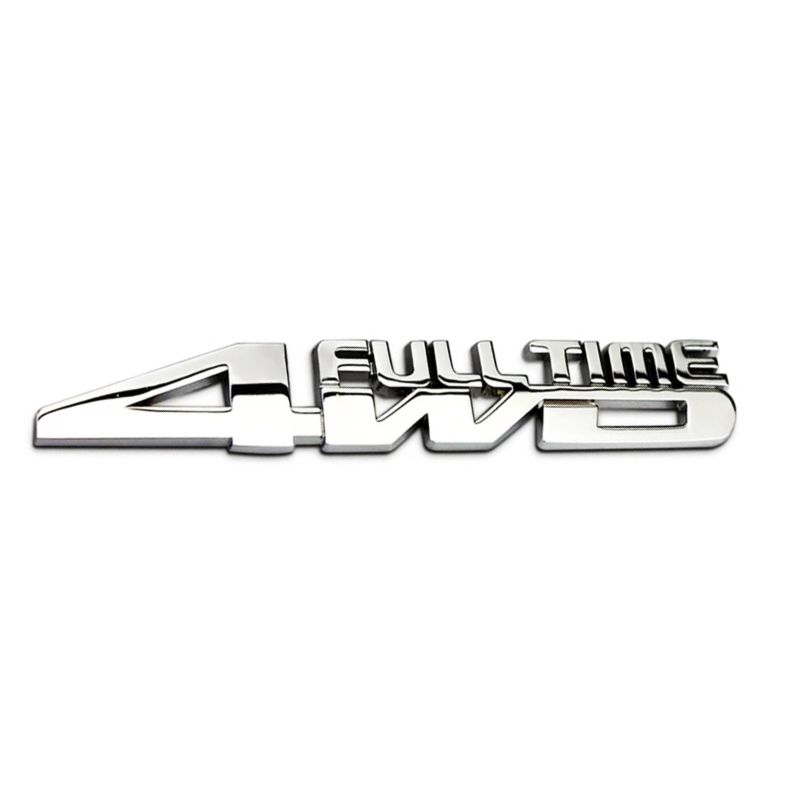 Βλησαρούλης Car Center - Αυτοκόλλητo Χρωμίου 3D ''4WD'' 15.4cm x 2.7cm 1 Τεμάχιο