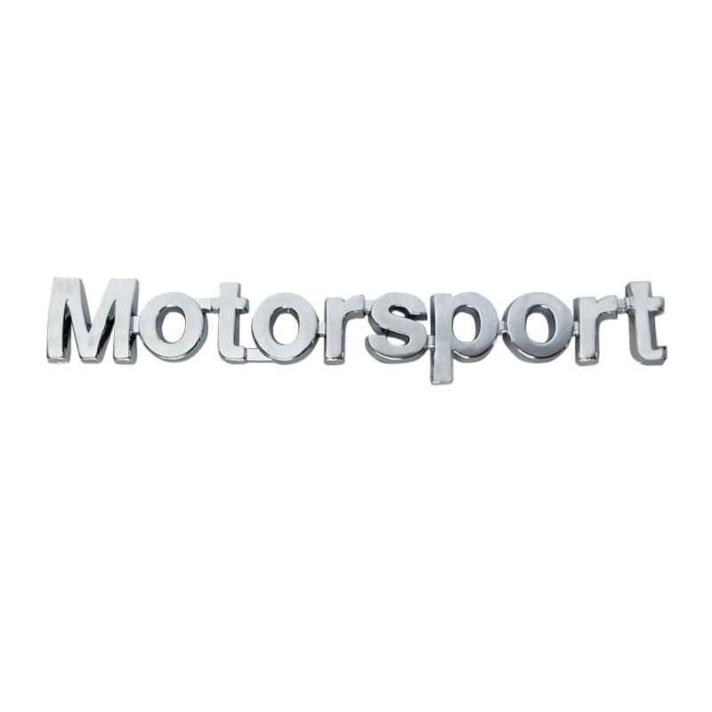 Βλησαρούλης Car Center - Αυτοκόλλητo Χρωμίου 3D ''Motorsport'' 14.8cm x 2cm 1 Τεμάχιο