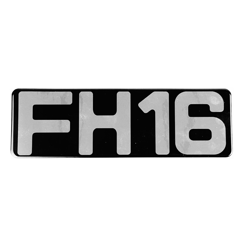 Βλησαρούλης Car Center - Αυτοκόλλητο Σήμα ''FH16'' 20.5cm x 7.5cm Με Επικάλυψη Σμάλτου 1 Τεμάχιο