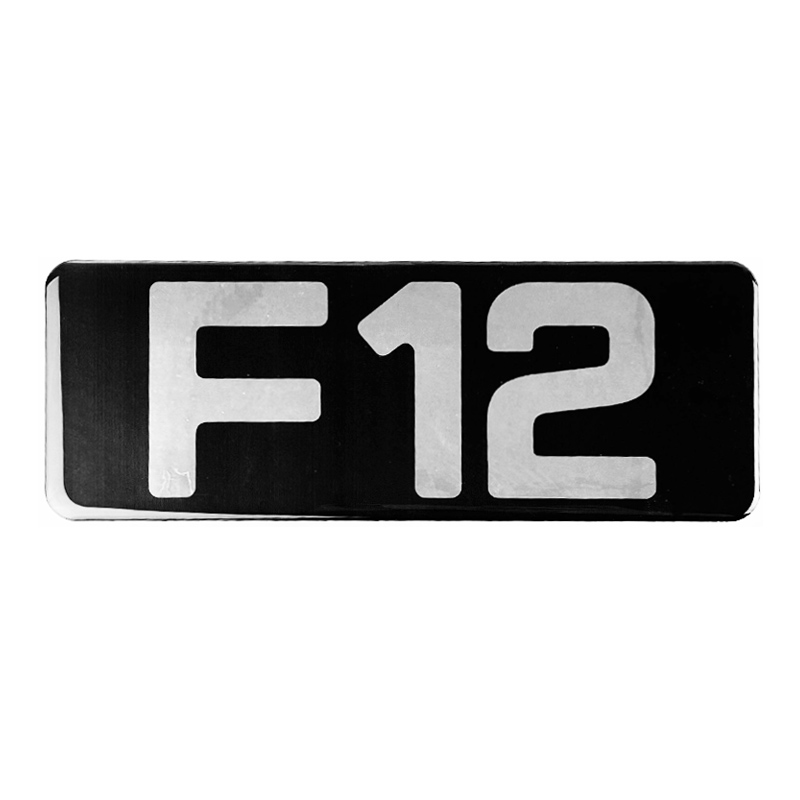 Βλησαρούλης Car Center - Αυτοκόλλητο Σήμα ''FH12'' 26cm x 8cm Με Επικάλυψη Σμάλτου 1 Τεμάχιο