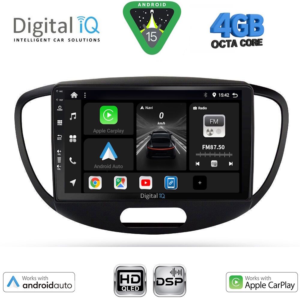 Βλησαρούλης Car Center - DIGITAL IQ BXF 16223_CPAA (9inc) MULTIMEDIA TABLET for HYUNDAI i10 mod. 2008-2013