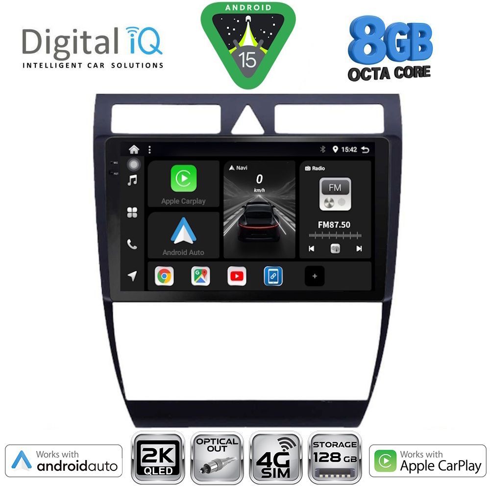 Βλησαρούλης Car Center - DIGITAL IQ BXK 20006_CPAA (9inc) MULTIMEDIA TABLET for AUDI A6 mod. 1998-2005