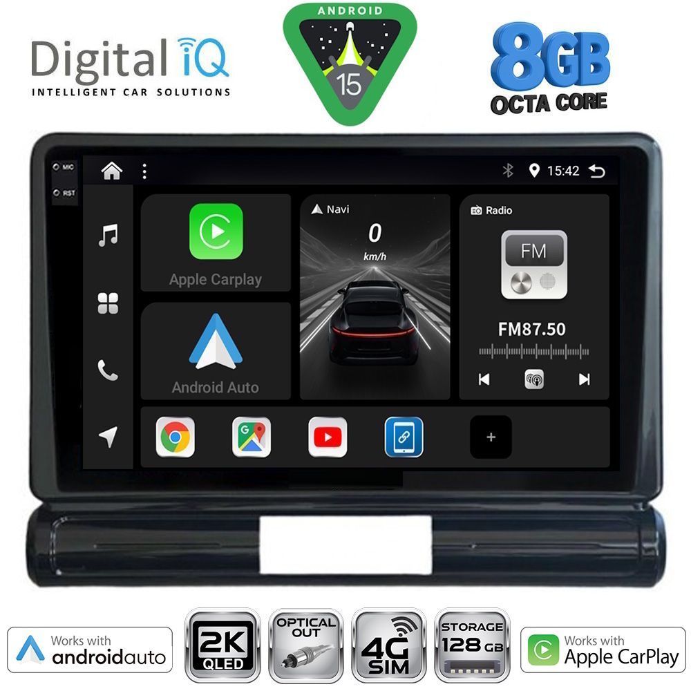 Βλησαρούλης Car Center - DIGITAL IQ BXK 20093L_CPAA (9inc) MULTIMEDIA TABLET for CITROEN C3 - DS3 mod. 2016-2024 Low Version