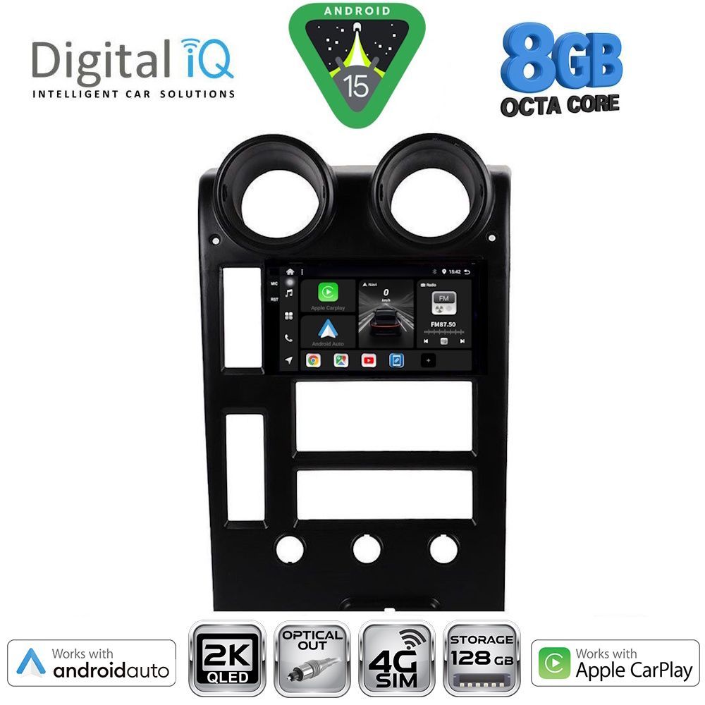 Βλησαρούλης Car Center - DIGITAL IQ BXK 20215_CPAA (9inc) MULTIMEDIA TABLET for HUMMER H2 mod. 2001-2007