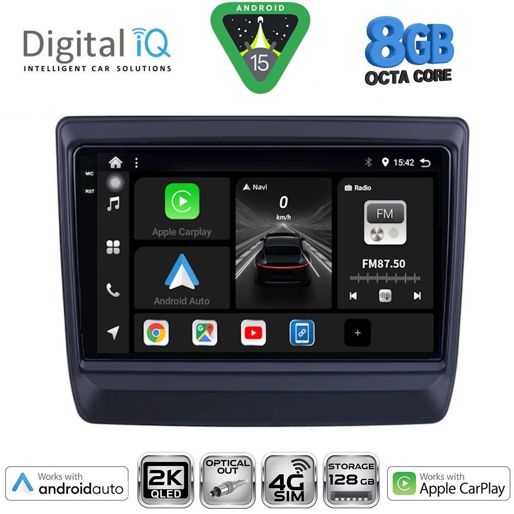 Βλησαρούλης Car Center - DIGITAL IQ BXK 20256_CPAA (9inc) MULTIMEDIA TABLET for ISUZU DMAX mod. 2020-2026