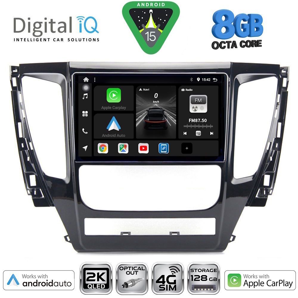 Βλησαρούλης Car Center - DIGITAL IQ BXK 20447A_CPAA (9inc) MULTIMEDIA TABLET for MITSUBISHI PAJERO mod. 2013-2020