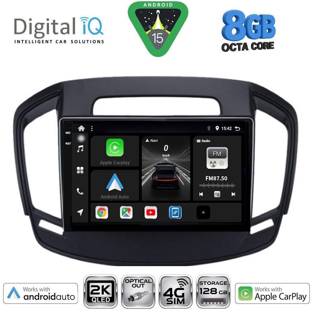 Βλησαρούλης Car Center - DIGITAL IQ BXK 20492_CPAA (9inc) MULTIMEDIA TABLET for OPEL INSIGNIA  mod.2014-2017