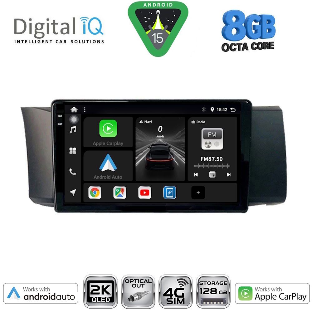 Βλησαρούλης Car Center - DIGITAL IQ BXK 20669_CPAA (9inc) MULTIMEDIA TABLET for TOYOTA GT86 - SUBARU BRZ mod. 2012-2026